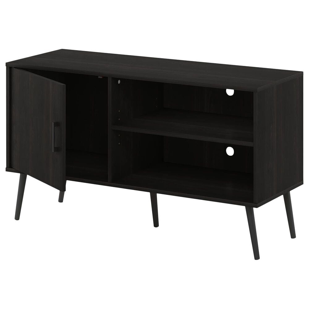 HOMLUX 43.3" TV Stand with 1-Door in Espresso, , large