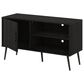 HOMLUX 43.3" TV Stand with 1-Door in Espresso, , large