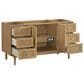 James Martin Vanities Laurent 60" Single Bathroom Vanity in Light Natural Oak with 3 cm Victorian Silver Quartz Top and Rectangular Sink, , large