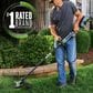 EGO 56V 16" String Trimmer with Telescopic Carbon Fiber Shaft in Gray and Black, , large