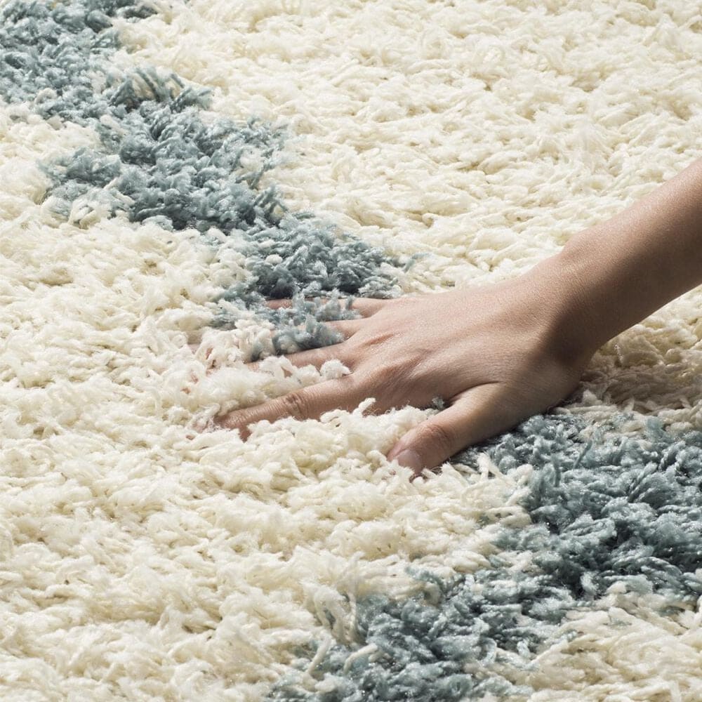 Safavieh Dallas Shag SGD257J-4 4&#39; x 6&#39; Ivory/Light Blue Area Rug, , large