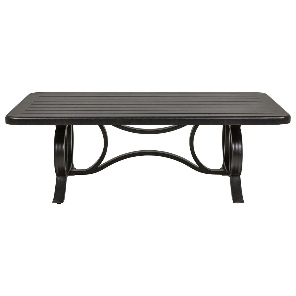 Crown Garden Emerald 28" x 52" Coffee Table in Aged Rust, , large