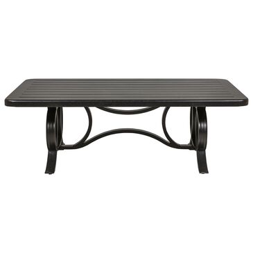 Crown Garden Emerald 28" x 52" Coffee Table in Aged Rust, , large