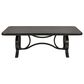 Crown Garden Emerald 28" x 52" Coffee Table in Aged Rust, , large