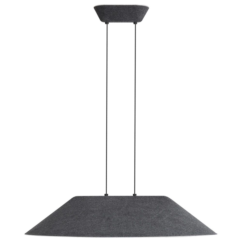 Golden Lighting Faroe 30" 1-Light LED Pendant in Flecked Black and Grey, , large