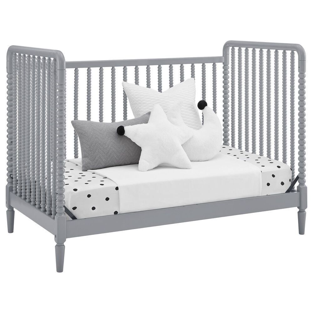 Delta Saint 4-In-1 Convertible Crib in Grey, , large