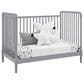 Delta Saint 4-In-1 Convertible Crib in Grey, , large