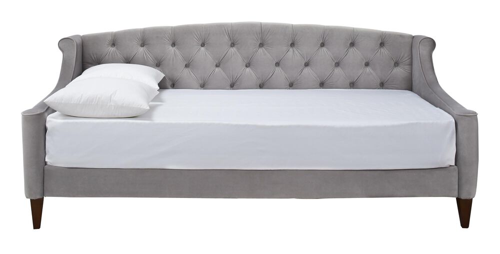 Jennifer Taylor Home Lucy Upholstered Button Tufted Sofa Bed in Opal