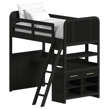 Mayberry Hill Ridgemont Loft Bunk Bed in Black, , large