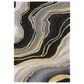 Nourison Prismatic Charcoal and Grey 2" x 3" Area Rug, , large