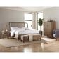 Stickley Furniture Walnut Grove Bench with Salvador Dove Leather Cushion in Walnut, , large