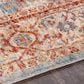 Surya Mirabel 7"10" x 10"3" Teal, Aqua, Gray, Burnt Orange, Olive and Beige Area Rug, , large