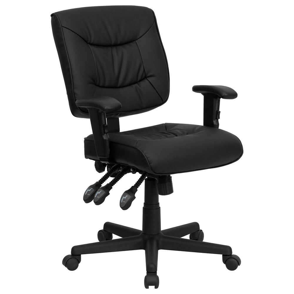 Flash Furniture Swivel Task Chair in Black, , large
