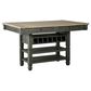 Ashley Tyler Creek Counter Height Table in Textured Black, , large