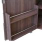 HOMLUX 39" Outdoor Kitchen Island with Stainless Table Top in Dark Brown, , large