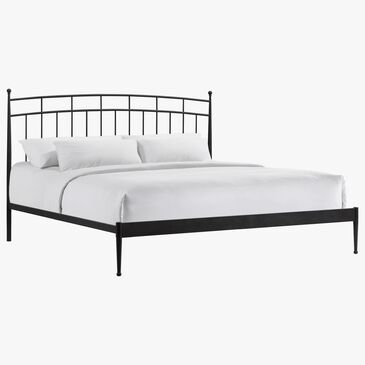 Hawthorne Furniture Traditional King Metal Panel Bed in Matte, , large
