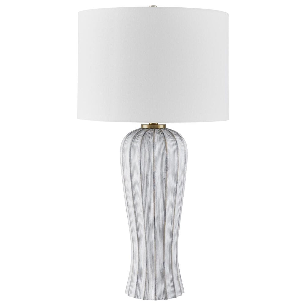 Ashley Lanwell Poly Table Lamp in Antiqued Gray, , large