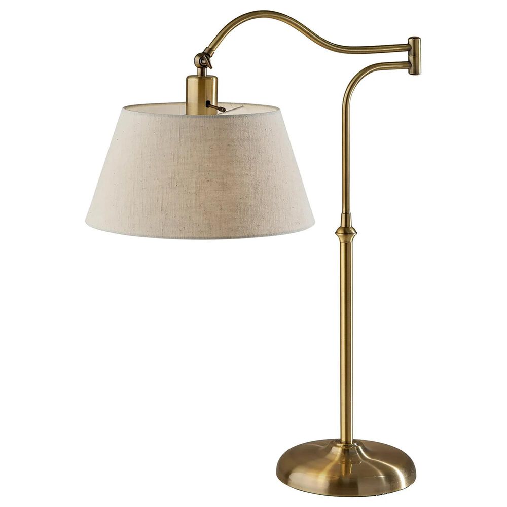 Adesso Rodeo Table Lamp in Antique Brass, , large