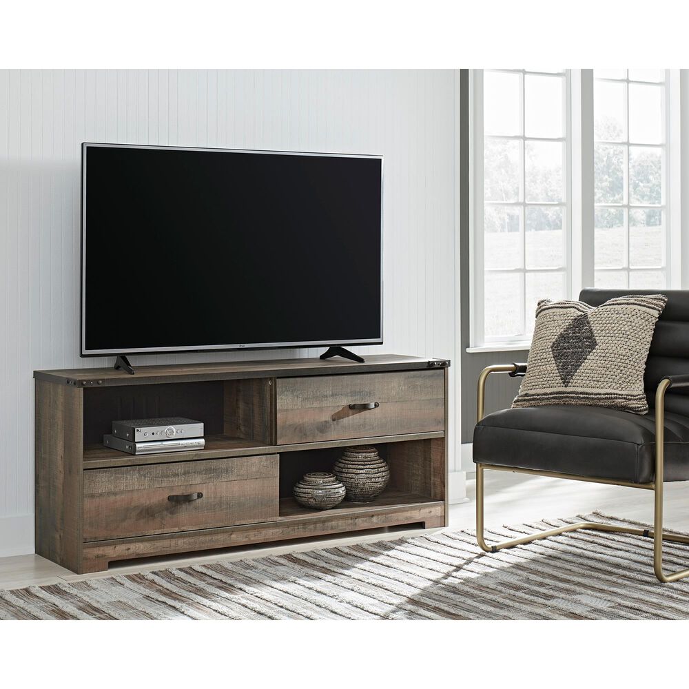 Signature Design by Ashley Trinell Large TV Stand in Brown, , large