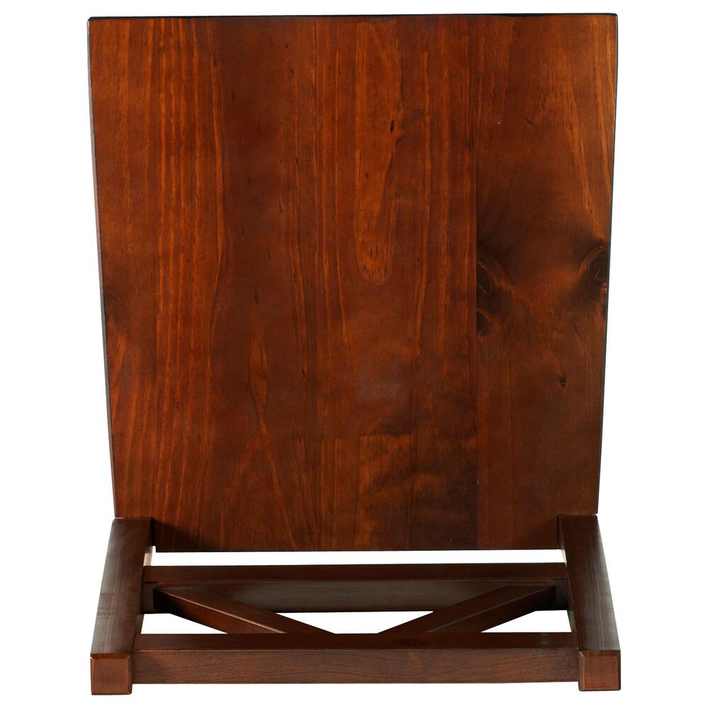 Linon Home Decor Titian Desk Office Chair in Antique Tobacco, , large