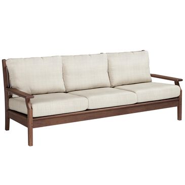 Jensen Outdoor Opal Patio Sofa with Cushions in Chocolate Brown, , large