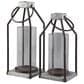 Ashley Diedrick 2-Piece Lantern Set in Gray/Black, , large
