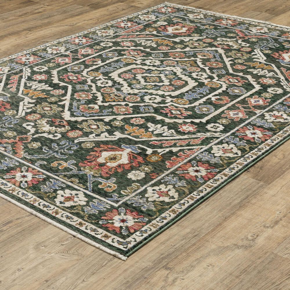 Oriental Weavers Hastings 7&#39;10&quot; x 10&#39;10&quot; Green Area Rug, , large
