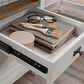 Sauder Cottage Road 2-Piece L-Shaped Desk with Hutch in White, , large