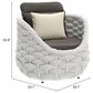 Zuo Modern Coral Reef Accent Chair in Gray, , large