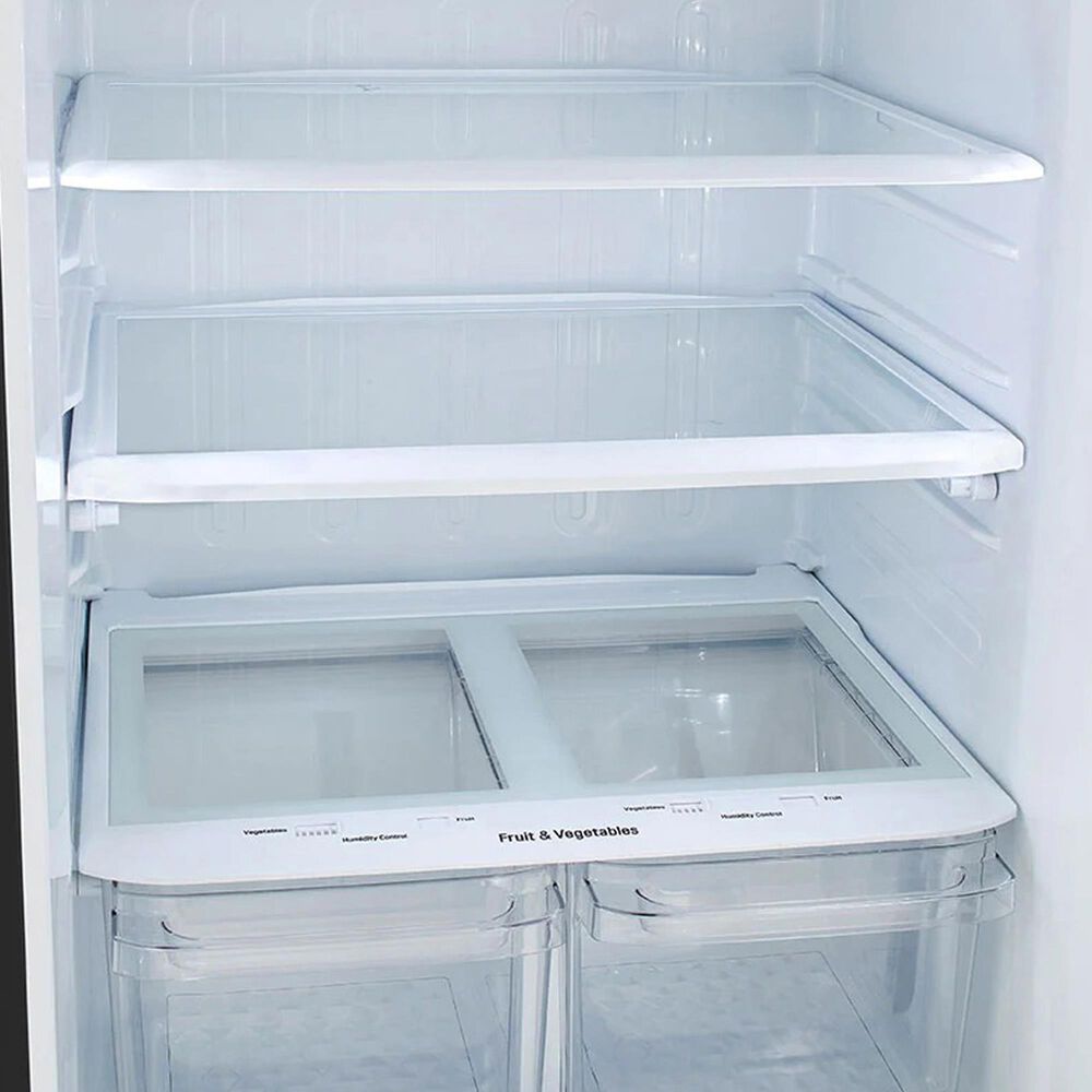 LG 20 Cu. Ft. Top Freezer Refrigerator in Smooth Black, , large