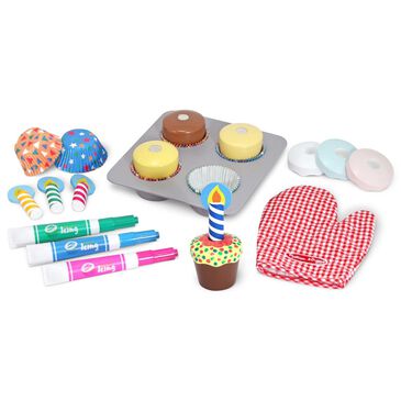 Melissa & Doug Bake and Decorate Cupcake Set, , large