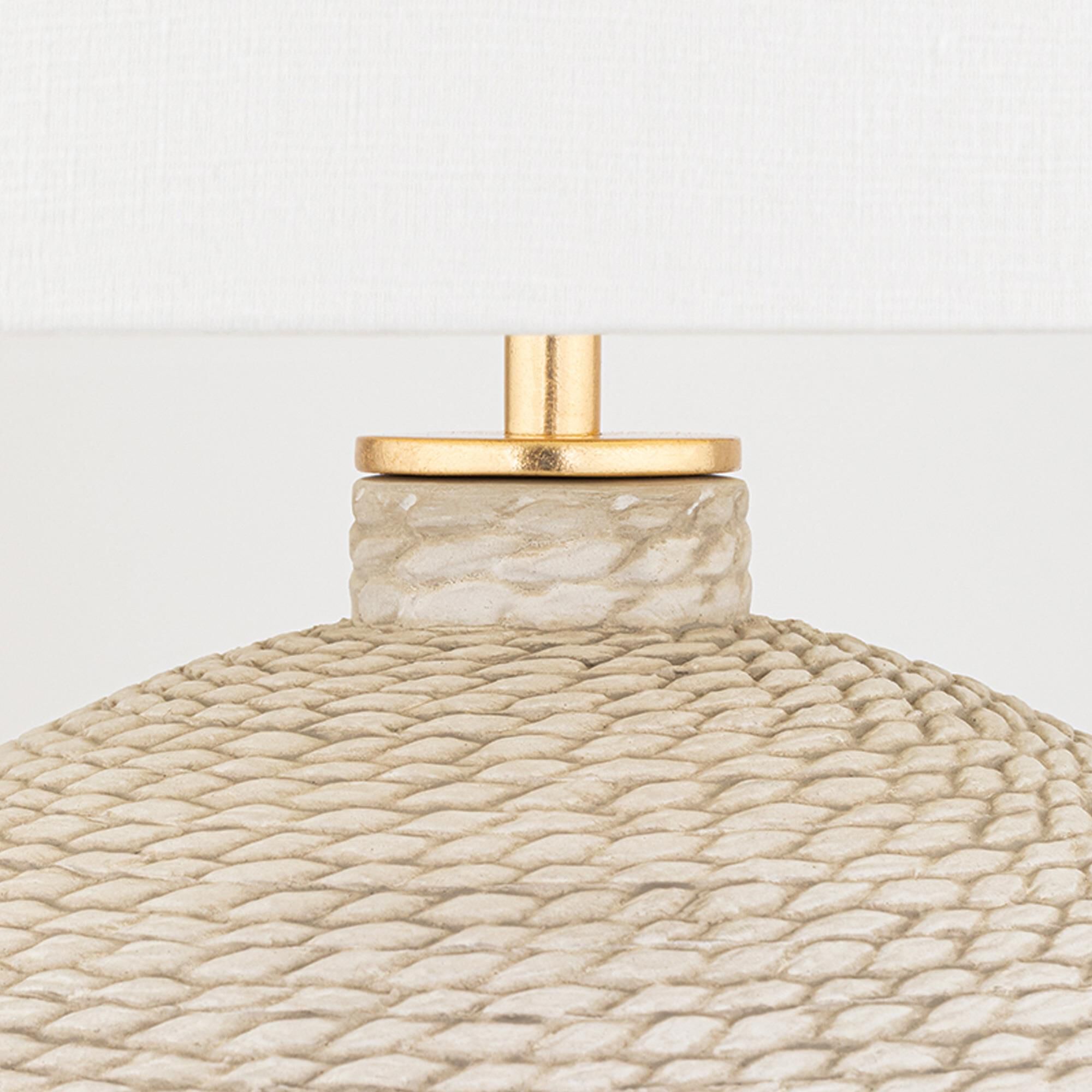 Hudson Valley Lighting Katonah Table Lamp in Gold Leaf