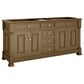 James Martin Vanities Brookfield 72" Double Bathroom Vanity in Honey Oak with 3cm Ethereal Noctis Quartz Top and Rectangular Sinks, , large