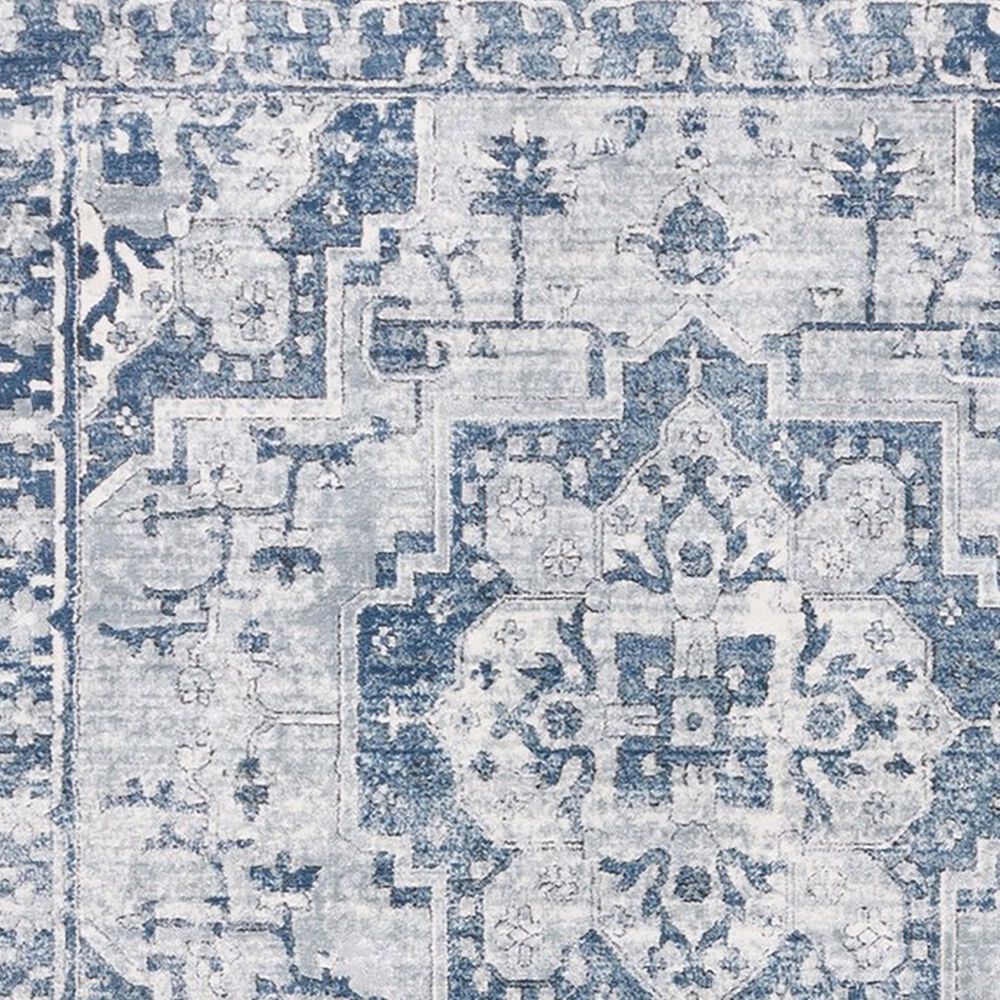 Safavieh Oregon 2&#39;2&quot; x 8&#39; Navy and Ivory Runner, , large
