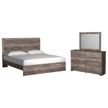 Ashley Ralinksi 3 Piece Queen Bedroom Set in Gray, , large
