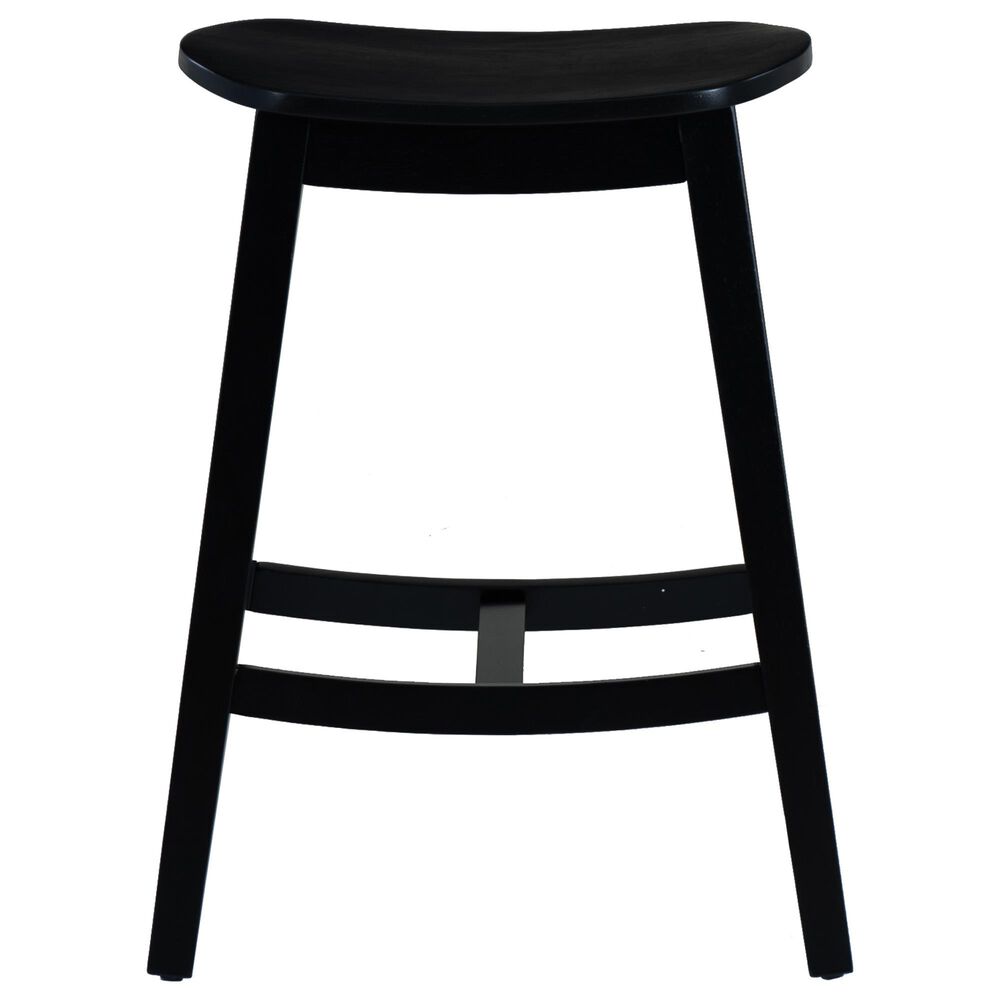 Linden Boulevard Culver 26" Counter Stool in Black, , large