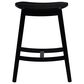 Linden Boulevard Culver 26" Counter Stool in Black, , large