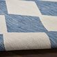 Nourison Positano Geometric Navy Blue 7" x 10" Indoor/Outdoor Area Rug, , large