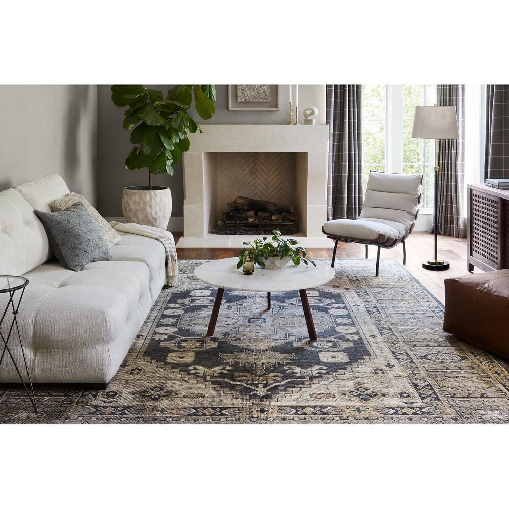 Surya Reign 10&#39; x 14&#39; Black, Charcoal, Medium Gray, Light Beige and Tan Area Rug, , large