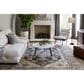 Surya Reign 10" x 14" Black, Charcoal, Medium Gray, Light Beige and Tan Area Rug, , large