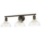 Golden Lighting Carver 3-Light Bath Vanity in Rubbed Bronze, , large