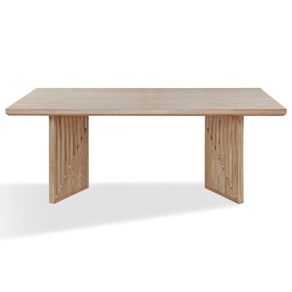 Urban Home Sumner 7-Piece Rectangular Dining Set in Natural, , large