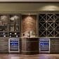 True Residential 5.28 Cu. Ft. Dual Zone Undercounter Wine Cabinet with Left Hinge and Glass Door in Panel Ready, , large