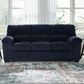 Ashley SimpleJoy Stationary Sofa in Navy, , large
