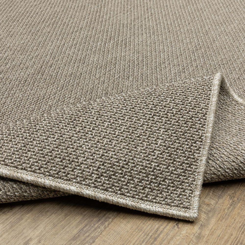 Oriental Weavers Caicos CA07A 6&#39;7&quot; x 9&#39;2&quot; Grey Area Rug, , large