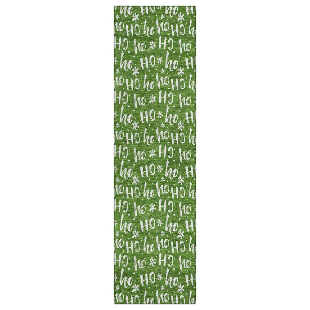 Dalyn Rug Company Wonderland WN22 2"3" x 7"6" Green Indoor/Outdoor Runner, , large