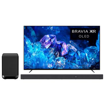 Sony 65" Class A80K 4K OLED HDR - Smart TV with Soundbar and 300W Subwoofer, , large