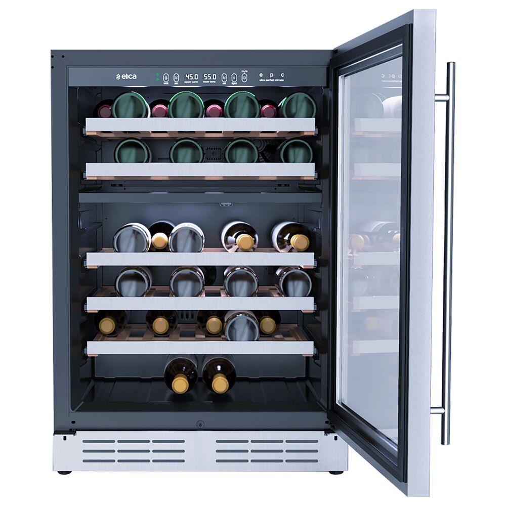 Elica 4.8 Cu. Ft. Wine Center Dual Zone in Stainless Steel, , large