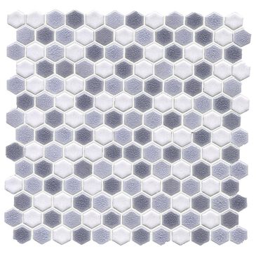 Soci Cityscape Ryland Hexagon 12" x 12" Ceramic Mosaic Sheet, , large