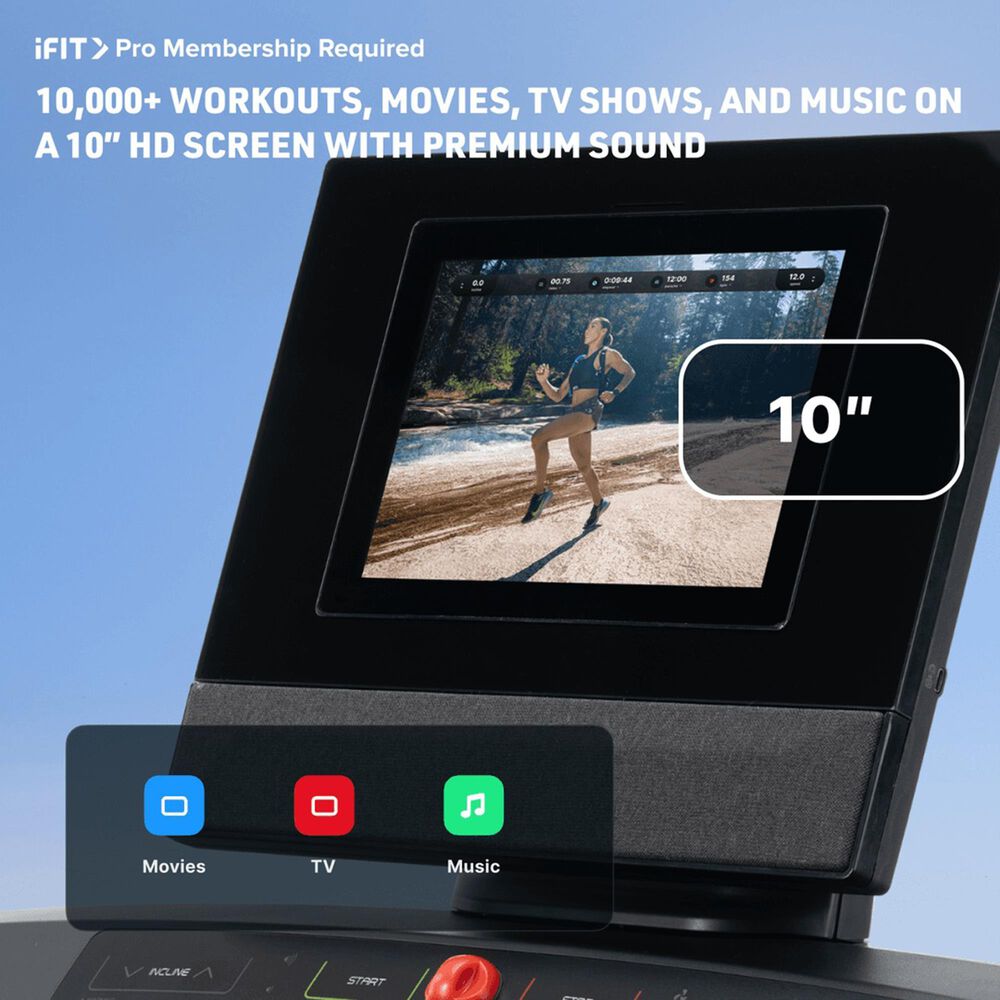 NordicTrack Commercial 1250 Treadmill in Black, , large